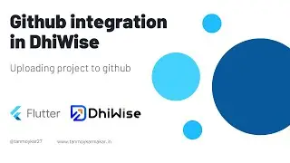 #github  integration in #DhiWise