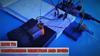 CONTROLLING DIRECTION AND SPEED OF MOTOR WITH ARDUINO AND L293D IC     #artoftech