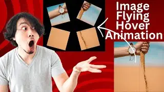 Image Flying Away Hover Animation | WordPress Builder