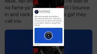 Conor McGregor singing on twitter "Oh you're a singer now" 🤣 #conormcgregor #ufc #mma