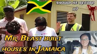 Mr. Beast Built Houses in Jamaica and Across The World 🌎| Should He record It? #mrbeast #jamaica