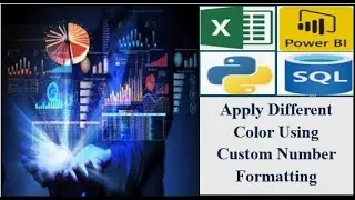Custom Number Formatting | Number Formatting | How to Apply different colors in Number Data