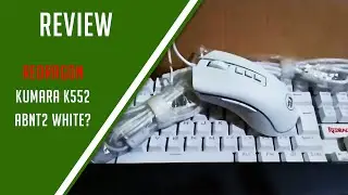 🔍 REVIEW KIT GAMER REDRAGON | TECLADO MECÂNICO KUMARA K552 + MOUSE CHROMA COBRA M711 VERSÃO WHITE!