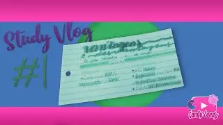 Study Vlog #1 - Geografia