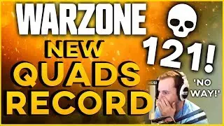 WARZONE NEW QUADS WORLD RECORD! 121 KILLS! I DROPPED 34 💀 GREATEST GAME EVER? | Warzone Highlights