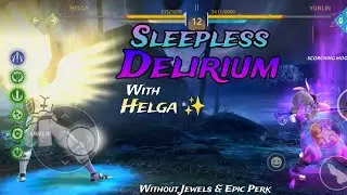 What happens😱 when Helga✨ comes to save Unlin🐇 | Sleepless Delirium 👁️‍ | Shadow fight arena⚔️