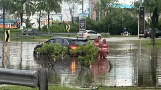Banjir 17.4.2024 | Meru, Jalan Meru, Klang Central, WCE HQ, Depan Aeon Bandar Baru Klang.