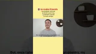 B1 vocabulary - "to make friends"