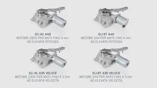 Bft Eli BT A, Eli AC A (IT) | Motori interrati per cancelli battenti
