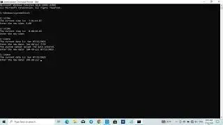 How to change Date Time Name using Command Prompt