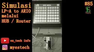 ARIO dan LP-A menggunakan router / Hub dan error communication message 13122023