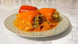 Фаршированный перец. Голубцы  с перцем. Вкусный ужин