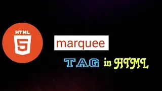 Scrolling or Moving Effect using Marquee tag in Html