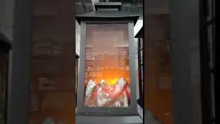 Большой декоративный переносной подсвечник камин