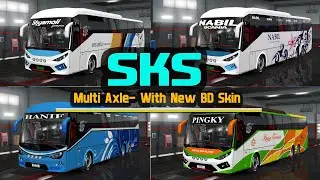 SKS Multi Mod | National Travels | Original BD Bus Mod v.1.31 - 36 | Euro Truck Simulator 2