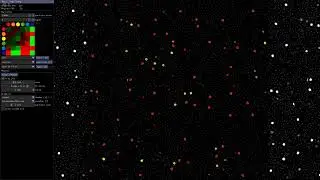 Particle-Life simulation for 5 minutes