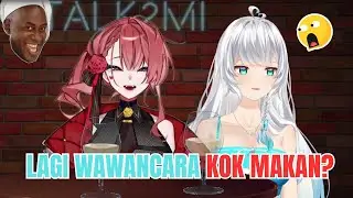 Ketika tante pewawancara ketangkap makan saat bertugas, Ft @ahomika_ch & @mikiwanda