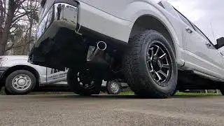 2019 F150 5.0 resonator delete with flowmaster 40 muffler