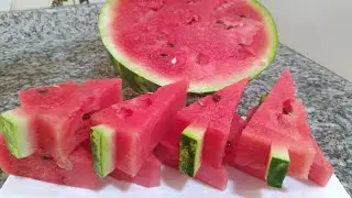 How to cut watermelon
