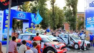 Александров Ралли, Обливание шампанским!