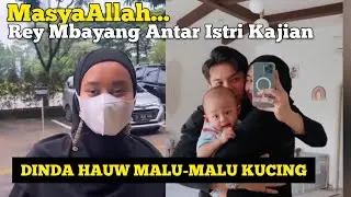 MasayAllah, Rey Mbayang Antar Dinda Hauw Kajian.. Ukhti Sholehah..