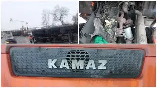 Опять сломался камаз, опять гофра. работа водителем мусоровоза