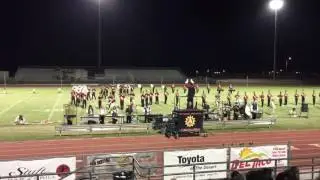 Palm Desert Marching Aztecs & Color Guard 10-22-16