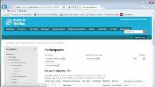 5 are students enrolled in my moodle course