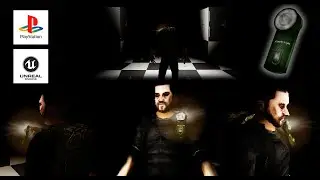UE4 PS1 Style Game - Vertex Lit Flash Light/Torch ( Old School Horror Game )