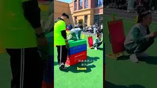🍬 Lucía almost scares her dad! 😂🏃‍♀️ A race with a hilarious ending 