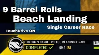 Asphalt 9 - Perform 9 Barrel Rolls in Beach Landing - TD Route - Track Location in Career