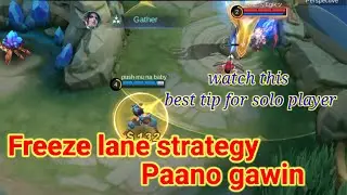 How to delay your opponent in lane with freeze lane strategy