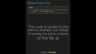 Python Read from File Advanced