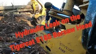 Hydraulic Leak on 5185 Tigercat Cutting Head
