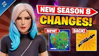 EVERYTHING *NEW* In CHAPTER 2 SEASON 8! - Map Changes, New Items, Cube Weapons & More!