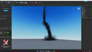 Roblox Realistic EF0 particle tornado bending and some destruction