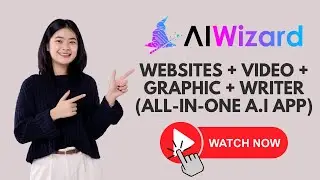 AI Wizard App Review Websites + Video + Graphic + Writer (All-in-One A.I App)