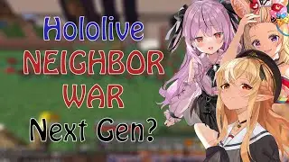 Rise of Next generation NEIGHBOR WAR ?!?!!! with Flare, Rushia, and Polka