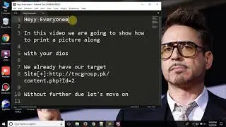 How to print logo along with the dios | Sql I jection | By Team NPS