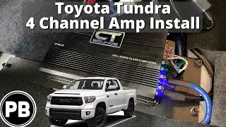 2014 - 2021 Toyota Tundra 4 Channel Amp Install