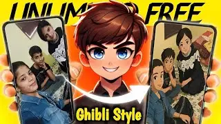 Free 🤯Ghibli Style Photo By ChatGPT | How To Create Ghibli Art ChatGPT Ai Free |