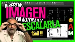 Insertar IMAGEN en Autocad y ESCALARLA 🤓