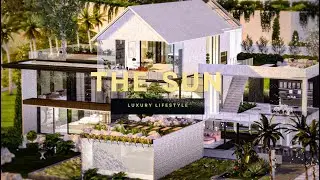 The Sun Mansion - 'I AM RICH' THe Mansion For Rich Sims  - The Sim 4 | Tour HOuse & Download CC |