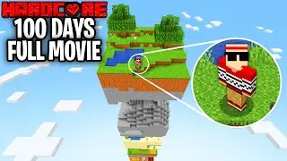 I Survived 100 Days on ONE CHUNK in Hardcore Minecraft!