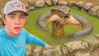 DEADLY SNAKE Invaded My POND & ATE My FISH!