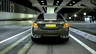 Mercedes-Benz E63S (J'y suis jamais all Аmelі remix - Yann Tiersen)