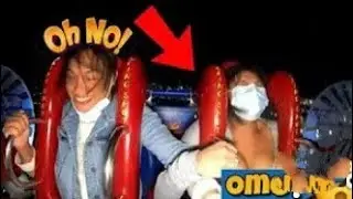 Girls Passing Out #15 Funny slingshot Ride