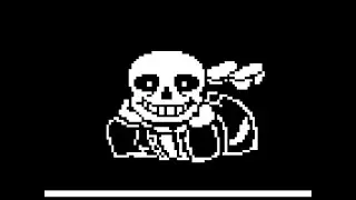 Битва с Пацифист Сансом Undertale 10th anniversary