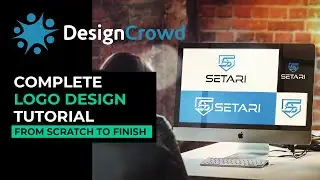 How to make logo for DesignCrowd - 2nd Logo Design - Class 23 - Online Earning with Graphics Design