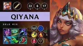 Qiyana Mid vs Katarina: Legendary - EUW Challenger Patch 14.23